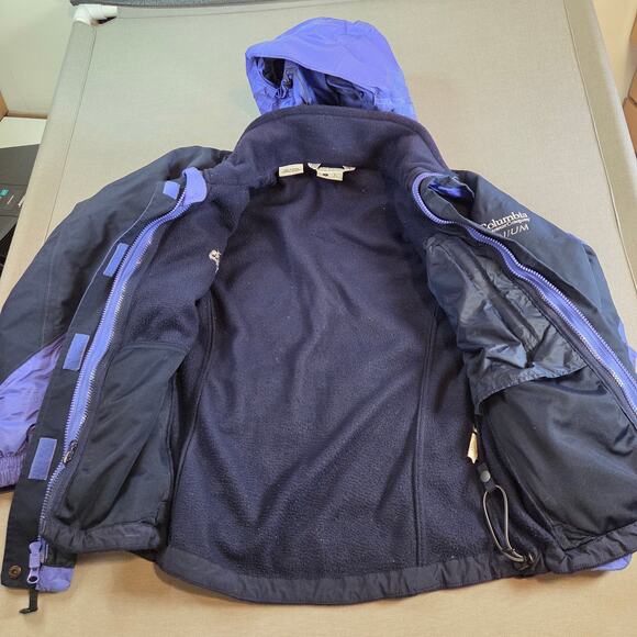 Columbia Titanium Omni-Tech Women’s 3-in-1 Jacket Purple Black Small - Picture 4 of 13
